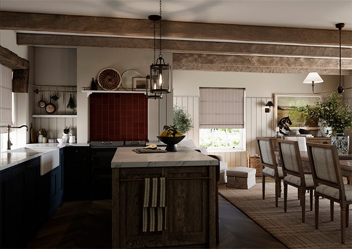 The British Stripe Co. Mary, Teignbridge No.2 - Twist&Fit Roman Blind - Image 7